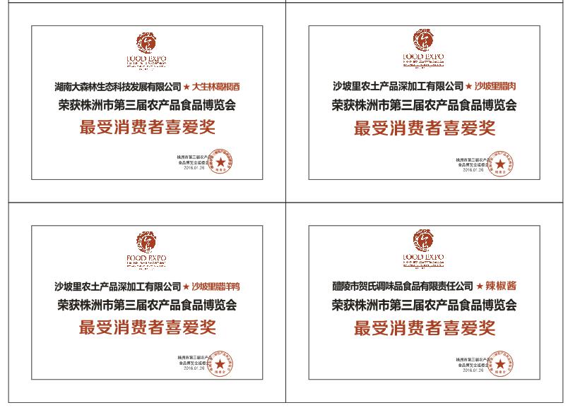 “最受消費者喜愛產品”評選活動